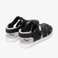 Camper Oruga Sandals Black - Kids Singapore TNSQRS-022